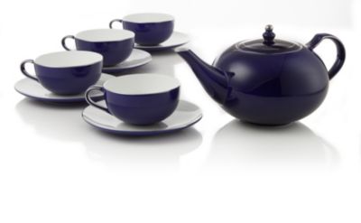 Royal Sapphire Bone China Tea Set